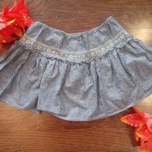 Blue Jean Old Navy Mini Skirt